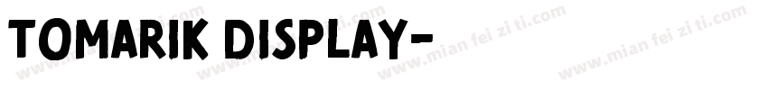 Tomarik Display字体转换